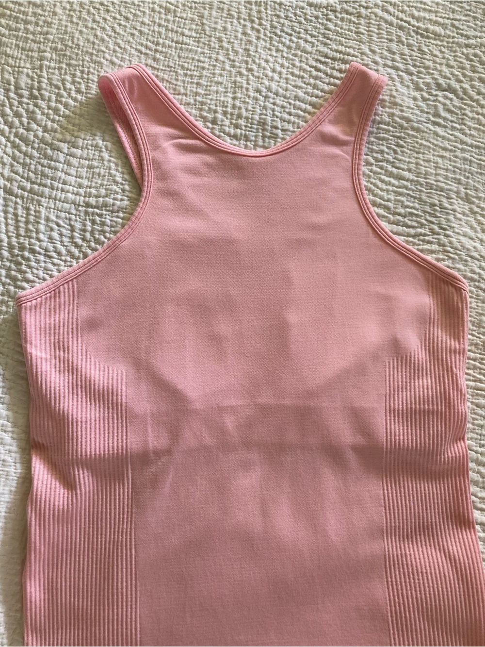 Cute Lululemon Seamlessly Covered Tank in Pretty Candy Pink - Picture 7 of 13